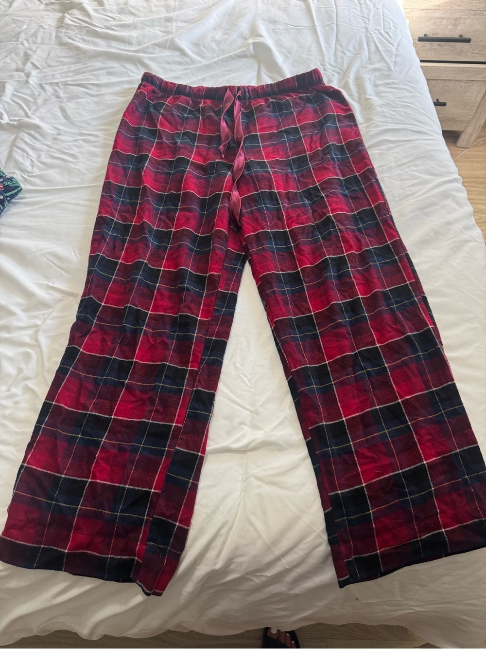 Aeropostale Red and Black Plaid Flannel Pajama Pants